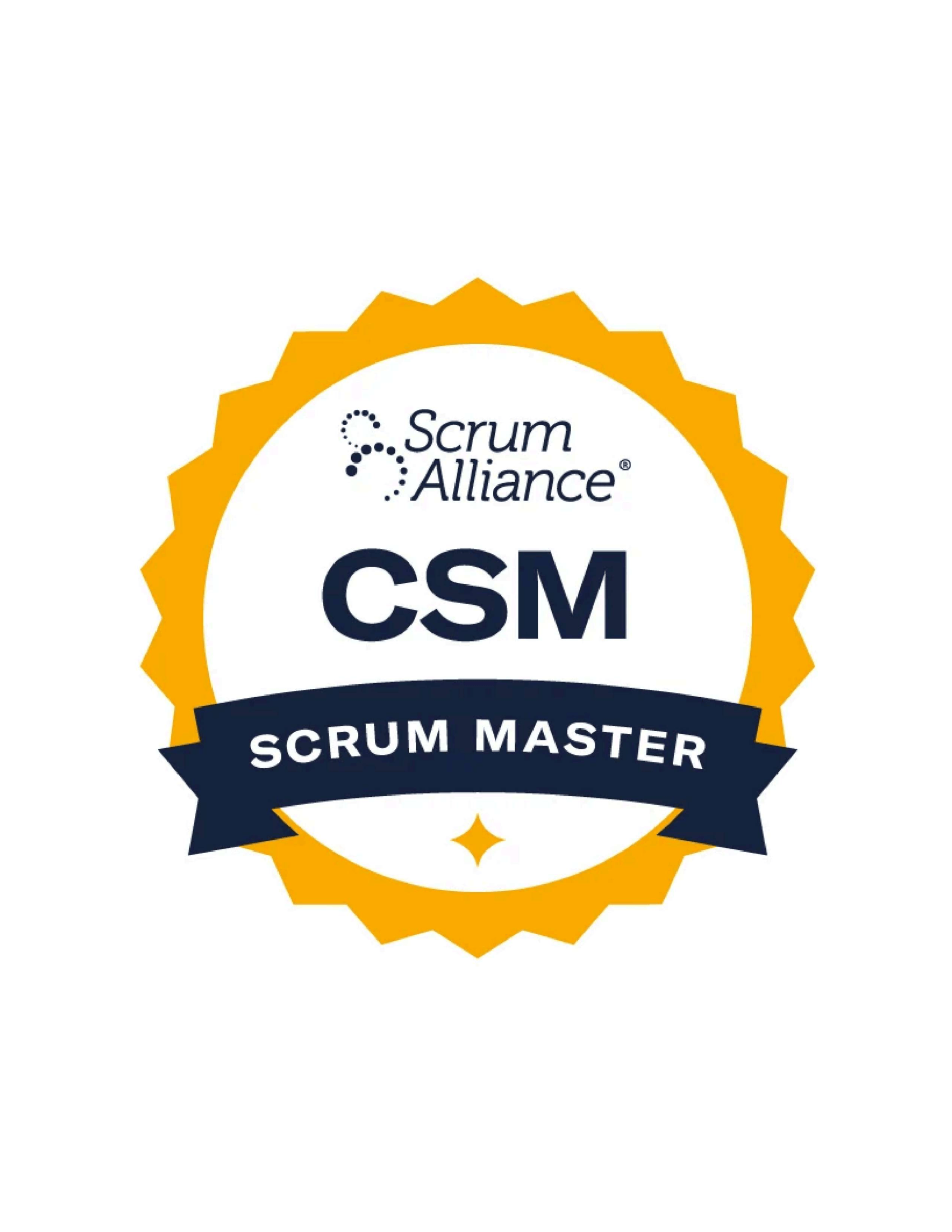 Certified Scrum Master logo